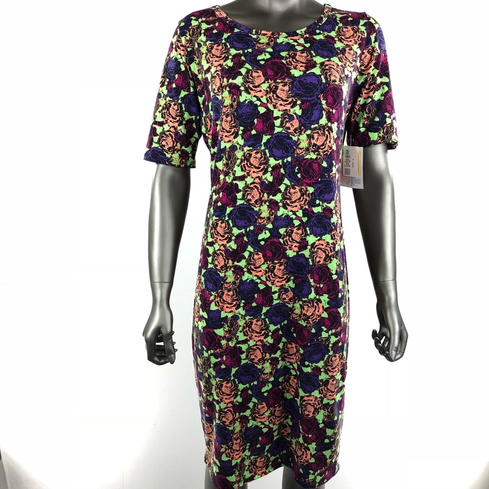 New Lularoe Julie Floral Size L